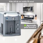 Purificador de Água Alcalina HE OXI Mg+ H2 Top Life: água gelada, ionizada e com hidrogênio molecular para mais saúde e sabor. - Imagem 3