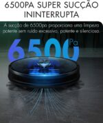 Lilin X6 Robô Aspirador LIDAR Bivolt com Mapeamento, Auto Recarga e Tanque 3 em 1 - Imagem 8