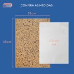 Folhas Seda Kraft Floral Premium 25x35cm: toque sofisticado e proteção elegante para presentes e embalagens criativas Eco Box Preto - Imagem 5