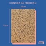 Folhas Seda Kraft Floral Premium 25x35cm: toque sofisticado e proteção elegante para presentes e embalagens criativas Eco Box Preto - Imagem 6