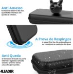Case Nintendo Switch OLED 4Leader com 6 compartimentos: proteção resistente e organização ideal para viagens - Imagem 4