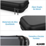 Case Nintendo Switch OLED 4Leader com 6 compartimentos: proteção resistente e organização ideal para viagens - Imagem 6