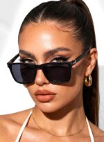 Óculos de Sol Malta Masculino Clássico com Proteção UV400 e Design Premium Flexível Retro - Imagem 3