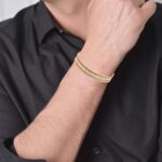 Art Of Creation Conjunto de 3 pulseiras de cobre puro ajustável: estilo unissex, confortável e feito à mão para uso diário. - Imagem 3