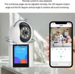 Câmera Babá Eletrônica YODHE Wi-Fi 4MP com visão 360°, áudio bidirecional e monitoramento remoto inteligente - Imagem 5
