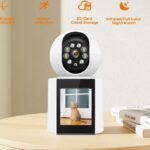 Câmera Babá Eletrônica YODHE Wi-Fi 4MP com visão 360°, áudio bidirecional e monitoramento remoto inteligente - Imagem 7
