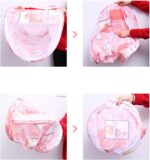 Tenda de berço respirável com zíper: protege contra mosquitos, é dobrável e confortável para o sono do bebê. - Imagem 6