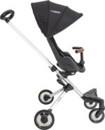 Kiddo Carrinho de bebê Spider Preto: carrinho de passeio prático para o dia a dia com mais conforto e mobilidade - Imagem 7