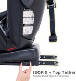 JOVIKIDS Cadeira de Segurança 3 em 1 com ISOFIX, rotação 360° e proteção para bebês e crianças - Imagem 9