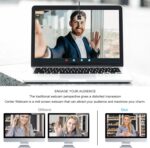 Webcam de Contato Visual HD USB com microfone, foco automático e redução de ruído para videochamadas e gravações profissionais - Imagem 4