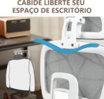 Cadeira de Escritório Ergonômica com Suporte Lombar, malha respirável e encosto ajustável para máximo conforto. - Imagem 8