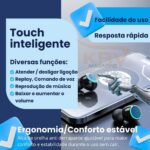 Fone Bluetooth 5.3 Premium com Power Bank, som HD, resistência IPX5 e bateria de longa duração. - Imagem 4