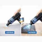 Mini Aspirador Portátil 2 em 1: aspira e sopra com 6000Pa, USB recarregável e filtro HEPA lavável para carro, casa e escritório. - Imagem 5