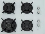 Fischer Cooktop 4 Bocas Infinity Branco com Tripla Chama e Mesa de Vidro Temperado - Imagem 3