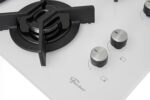 Fischer Cooktop 4 Bocas Infinity Branco com Tripla Chama e Mesa de Vidro Temperado - Imagem 5