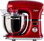 Oster Planetária Digital 5L 1000W: potência, timer e bowl inox para massas leves e pesadas. - Imagem 3