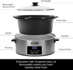 Panela elétrica HOMECOOKIN 6L programável com timer, ideal para refeições em família e manter aquecido automaticamente. - Imagem 3