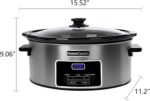 Panela elétrica HOMECOOKIN 6L programável com timer, ideal para refeições em família e manter aquecido automaticamente. - Imagem 4