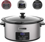 Panela elétrica HOMECOOKIN 6L programável com timer, ideal para refeições em família e manter aquecido automaticamente. - Imagem 7