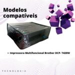 Capa cristal para impressora Brother DCP-T420W, proteção transparente sob medida e ideal para conservar seu equipamento. - Imagem 3