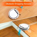 Aspirador Robô V3s Pro com controle remoto: limpeza automática, sensor anti-quedas e baixo ruído para sua casa. - Imagem 3