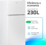 Geladeira HQ 230L Defrost Branco: economia, espaço ideal e praticidade para sua cozinha. - Imagem 5