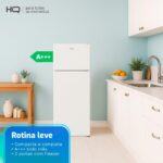 Geladeira HQ 230L Defrost Branco: economia, espaço ideal e praticidade para sua cozinha. - Imagem 8