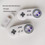 Mini console retrô Super Nintendo com 2 controles, 2000 jogos e HDMI 4K para diversão nostálgica imediata. - Imagem 3