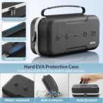 Capa de Transporte OIVO para Switch OLED: proteção rígida, compartimento para 20 jogos e praticidade para viagens. - Imagem 4