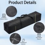 Bolsa de armazenamento para mini berço Pamo Babe com forro impermeável e alça reforçada para viagem e proteção - Imagem 3