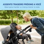 Carrinho Graco Ready2Grow LX 2.0 para gêmeos: compacto, confortável e prático desde o nascimento até 15 kg. - Imagem 6