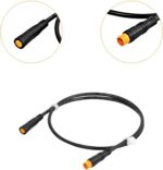 harayaa Cabo de extensão para bicicleta elétrica com conector à prova d’água e plugue de 3 pinos, ideal para acelerar com mais praticidade e compatibilidade. - Imagem 6