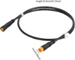 harayaa Cabo de extensão para bicicleta elétrica com conector à prova d’água e plugue de 3 pinos, ideal para acelerar com mais praticidade e compatibilidade. - Imagem 7
