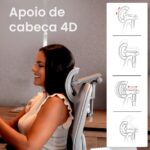 Cadeira DT3 Ergonomie FT: ergonomia premium, suporte SpineSync e ajustes completos para máximo conforto. - Imagem 6