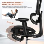 Cadeira Ergonômica FivDaily L780: reclinável 145°, apoio lombar, cabeceira 8D e apoio para pés para home office. - Imagem 6