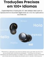 Soundcore Space A40: fone Bluetooth com ANC adaptativo, 50h de bateria, áudio Hi-Res e conforto premium. - Imagem 7