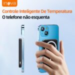 Power Bank 5000mAh Magnético 20W PD: carregamento rápido, sem fio e portátil para iPhone e Android - Imagem 7