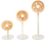 Ventilador de Coluna com 5 Hélices – Base Super Resistente, Oscilação 180° e Vento Forte – Silencioso, 3 Velocidades BEGE,110V) - Imagem 4