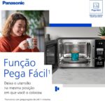 Panasonic Micro-ondas Air Fryer 30L Preto NN-CD89NBRUK 220v: 4 em 1 com Air Fry e Grill para mais versatilidade na cozinha. - Imagem 6