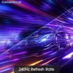 SCEPTRE 32 curvo 240Hz 1ms: mais fluidez, imersão e vantagem nos jogos com FreeSync Premium. - Imagem 6