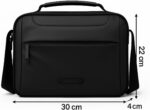 Bolsa Carteiro Masculina Impermeável Nylon Transversal com 4 Bolsos e Várias Divisórias para Mais Praticidade - Imagem 4