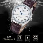 MASTOP relógio automático masculino de couro: estilo casual, cronógrafo esportivo e resistência à água para compra segura. - Imagem 3