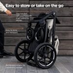 Carrinho Thule Urban Glide 4 Rodas: leve, fácil de dobrar e ideal para todos os terrenos. - Imagem 3