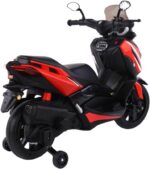 Scooter Elétrica Infantil Revvo XR 12V com rodas de treinamento, Bluetooth e suspensão para diversão segura até 25kg. - Imagem 4