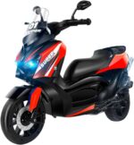 Scooter Elétrica Infantil Revvo XR 12V com rodas de treinamento, Bluetooth e suspensão para diversão segura até 25kg. - Imagem 5