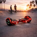 Hoverboard Skate Elétrico 6.5 Brinovar com Bolsa, LED e Bluetooth Vermelho Fogo para diversão e mobilidade segura - Imagem 6
