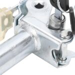 Selim de metal antifurto para bicicleta elétrica dobrável com chave interna, leve, durável e fácil de instalar. - Imagem 5