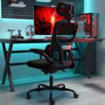 Cadeira Presidente Ergonômica com Braços Flip-Up, Mesh Respirável e Suporte até 200kg para seu Home Office - Imagem 6