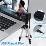 MMlove Câmera USB 8 MP, zoom óptico 10x e foco manual para visão industrial e imagens nítidas - Imagem 5
