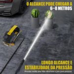Hanabi Lavadora 1500W 60 bar com motor de indução, mangueira 10m e bico ajustável para limpeza pesada sem superaquecer - Imagem 6